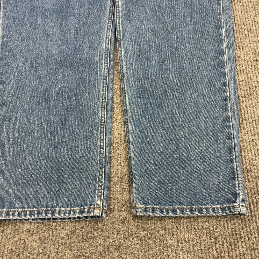LL Bean Jeans Mens 42x30 Blue Cotton Classic Fit Straight Leg Casual Outdoor